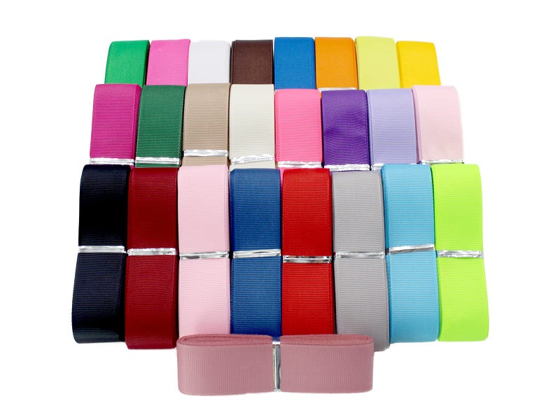 Jesep 100 Yards 1" Soild Grosgrain Ribbon Boutique Gift Wrapping Package Ribbon, DIY Crafts Bow Hair Headband Accessories Assorted Ribbon (1" 2.5cm) - Image 4